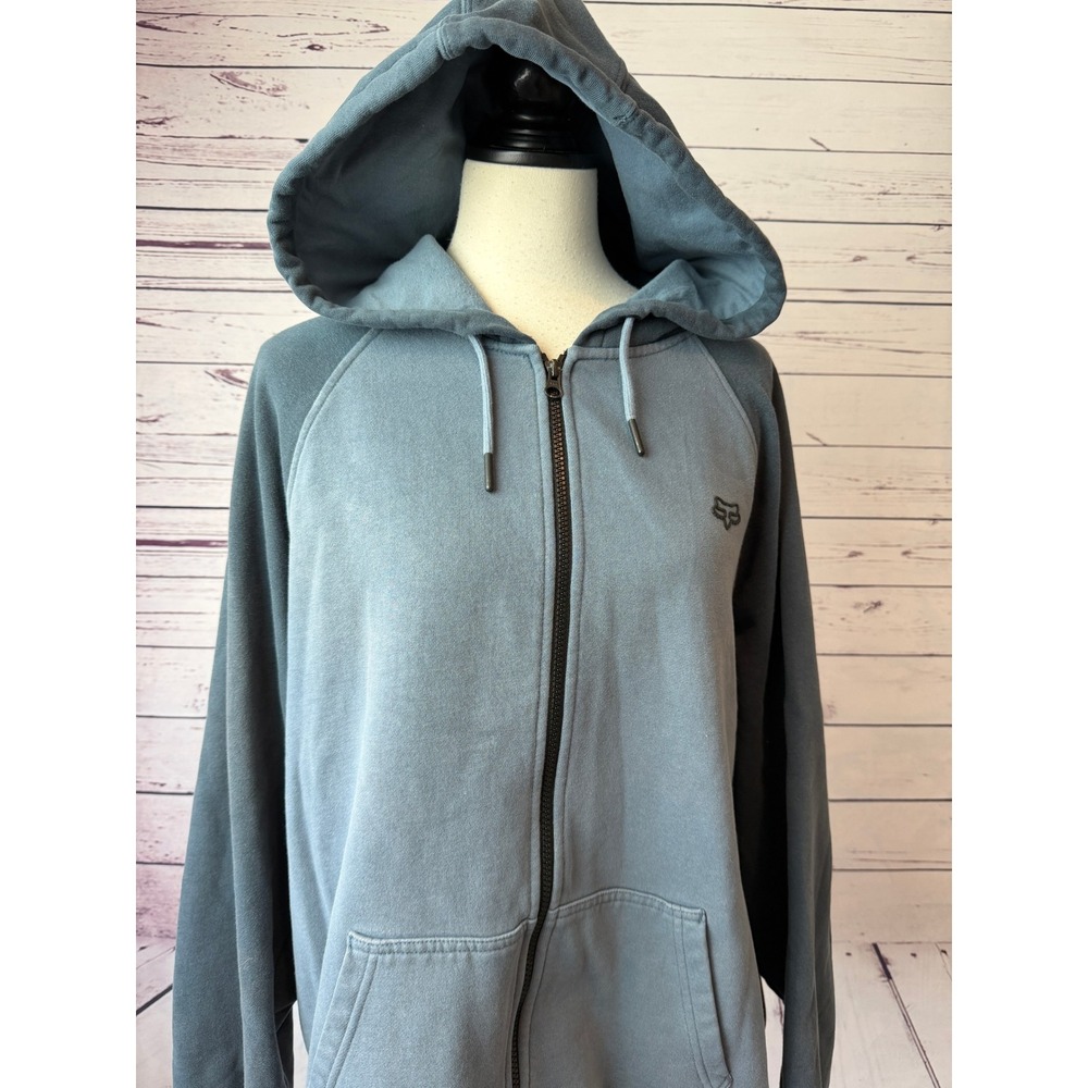 Fox Racing Legacy Hoodie Mens XL Extra Large Full Zip Sweatshirt Fleece 17616